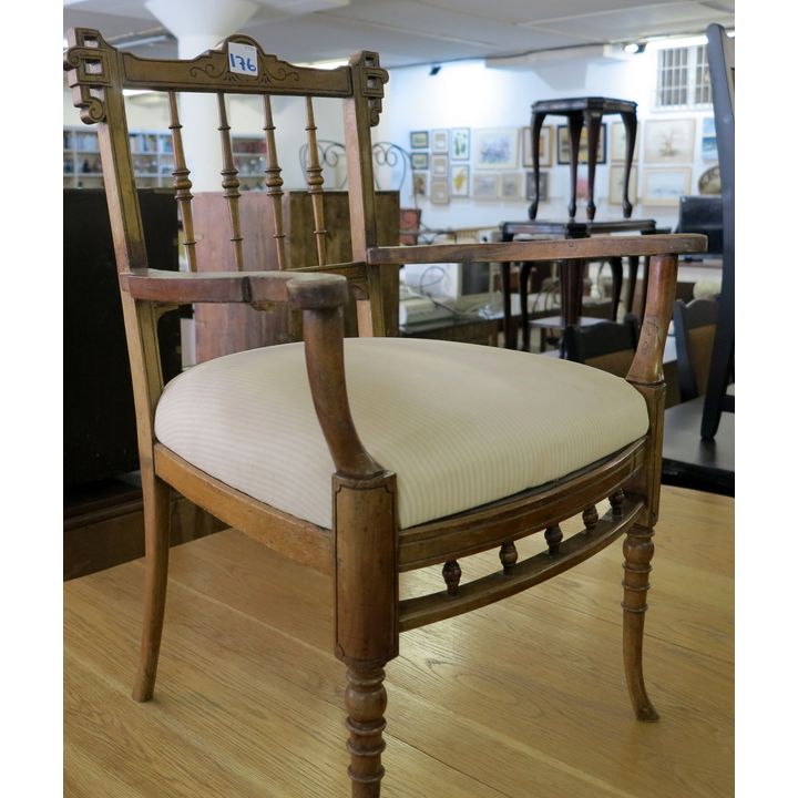 EDWARDIAN SIDE CHAIR,
