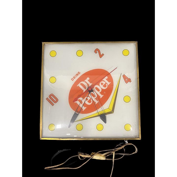 Drink Dr. Pepper Soda Pam Clock