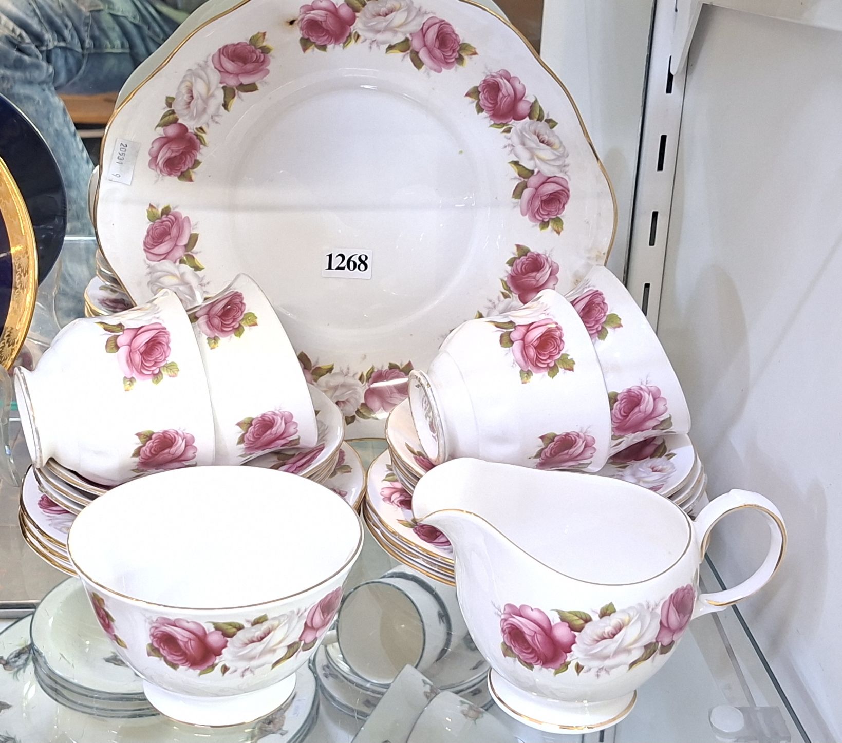 Queen Anne Princess Roses China Teaset
