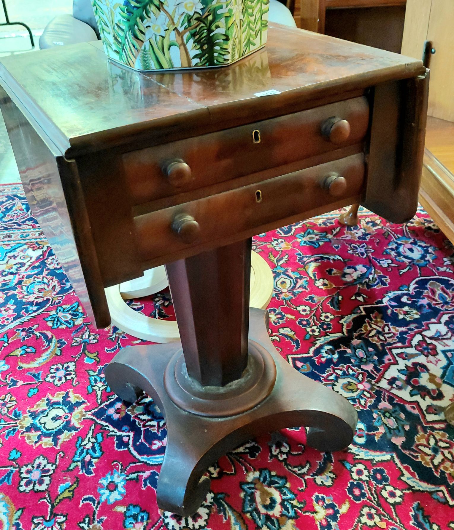 103 · 19TH C. LADIES WORK TABLE