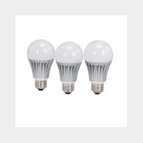 Loadshedding Rechargeable LED Light Bulb 9w - Screw - Cool White - 3 Pack - Loadshedding- 51748/13626 AS B3 (S9)