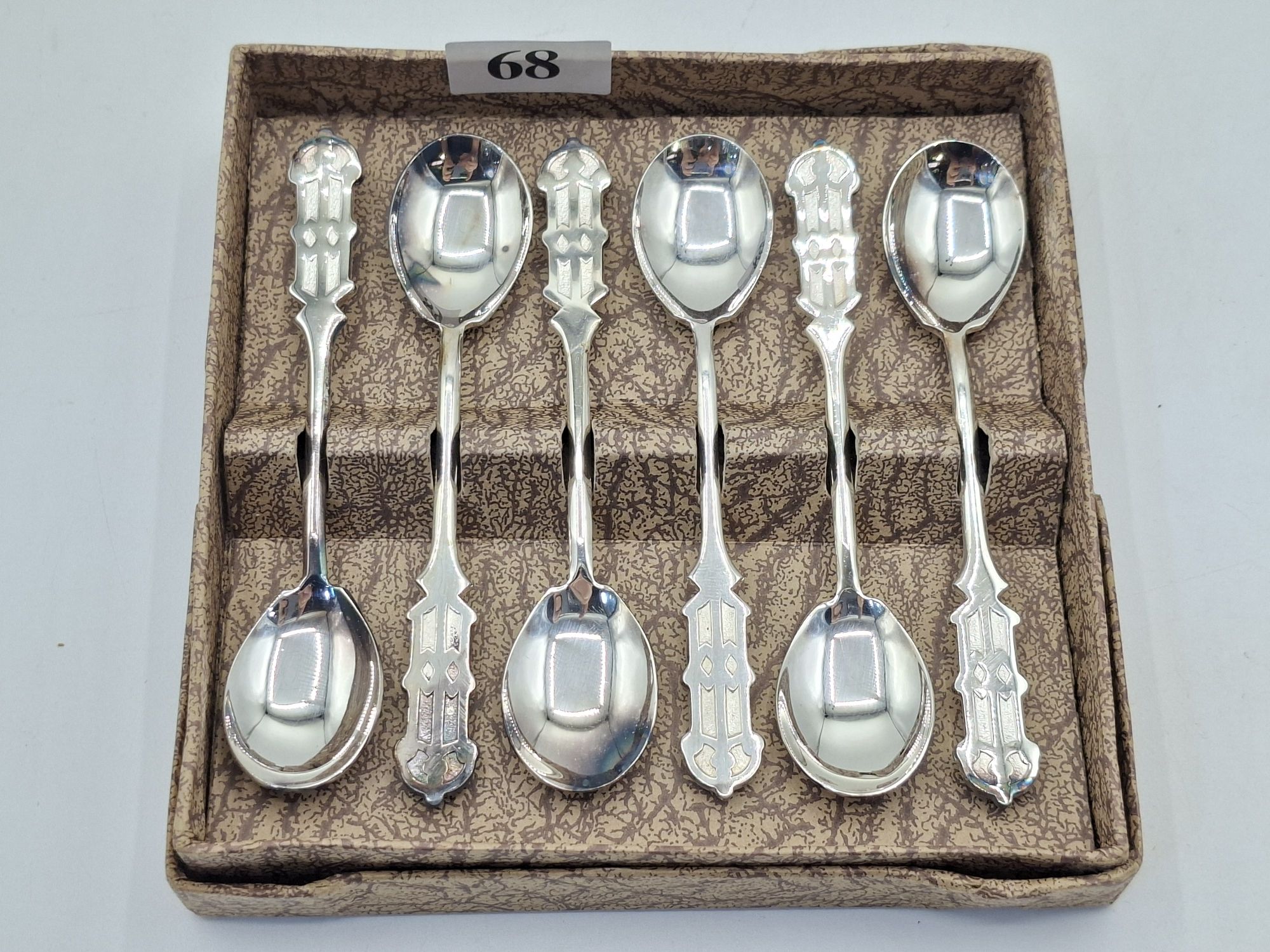 68 · APEX STERLING SILVER TEASPOONS