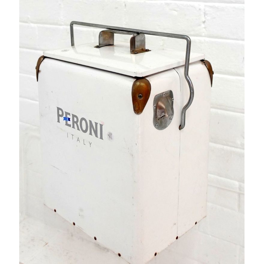 VINTAGE PERONI METAL COOLER BOX