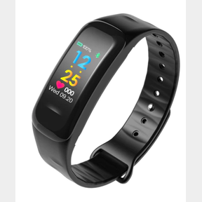 BLUETOOTH SMART FITNESS BRACELET WATCH - BLACK