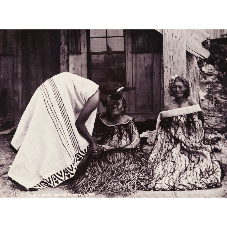 Photographer unknown 'Maori salute, rubbing noses'