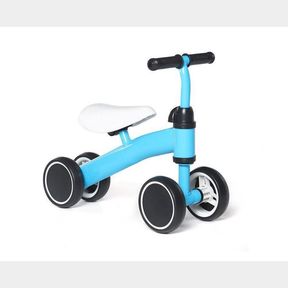 Baby Balance Double Wheel Bike No Foot Pedal Riding Blue |