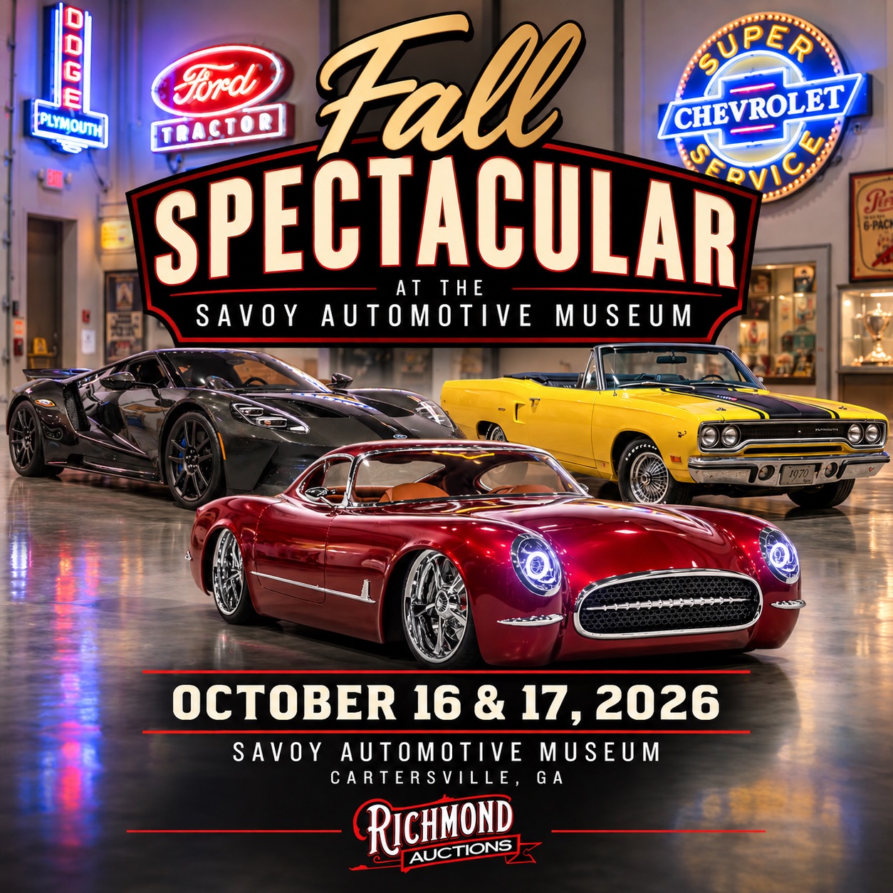 Inaugural Fall Spectacular at Savoy Automobile Museum - Day 1 ...