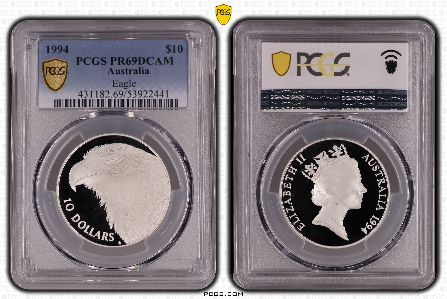 Eagle, Ten Dollar, 1994, PCGS PR69DCAM