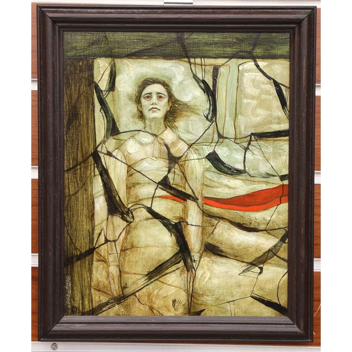Betty Frost ''At Times Being Awake is the Nightmare'' Oil