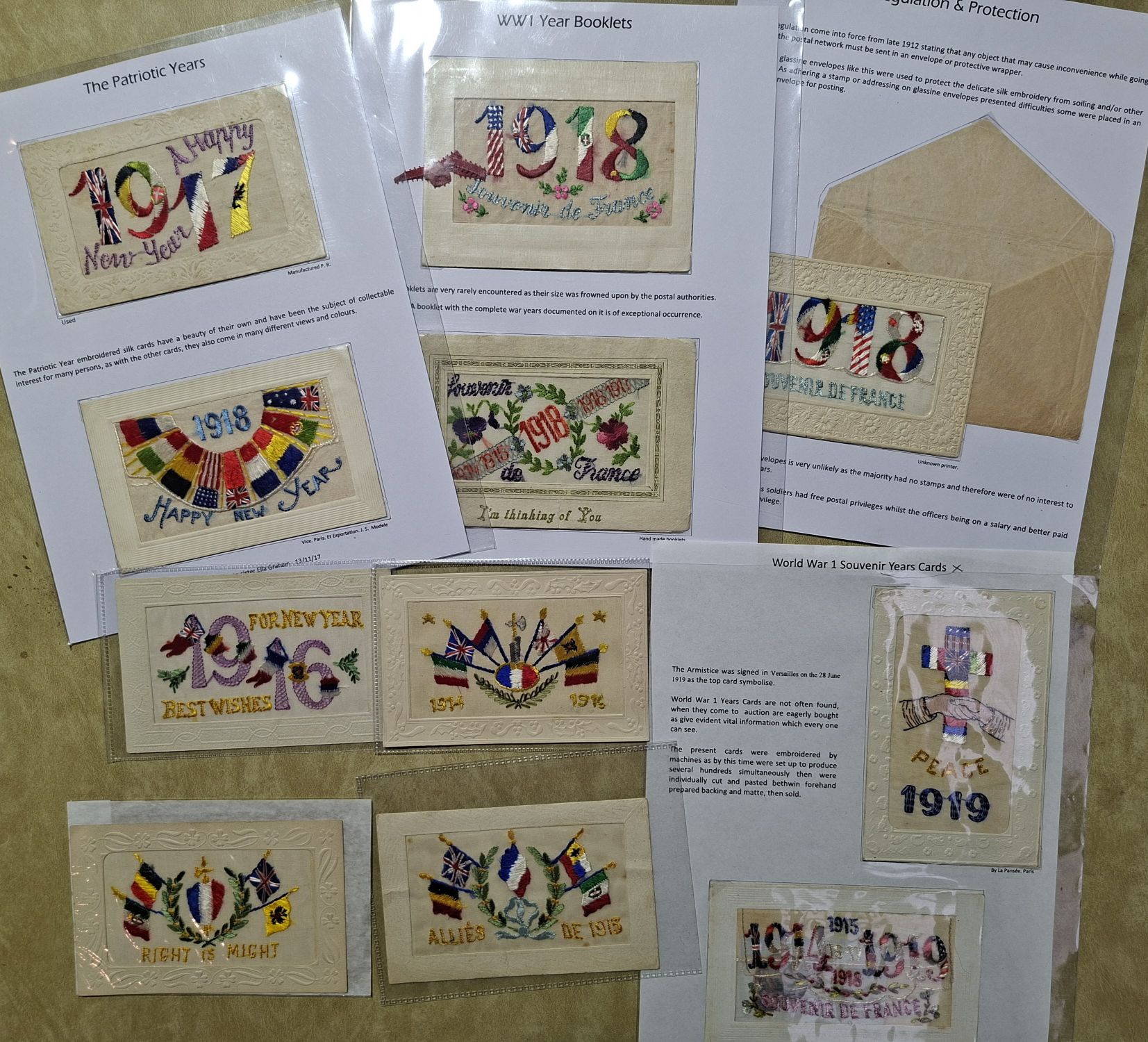 Silk Postcards
