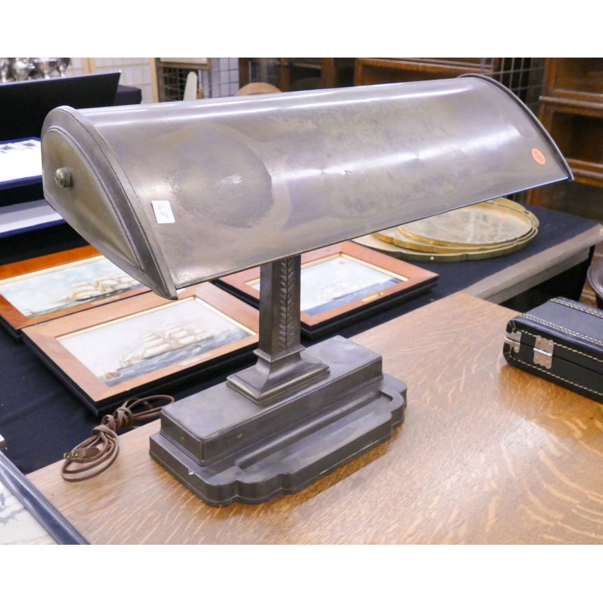 Art Deco Metal Desk Lamp- 15x20''