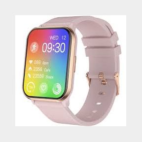 Smart Watch for Men and Women Stainless Steel and Silicone strap Rose Gold - 51745/22829 AS B1 (S9)