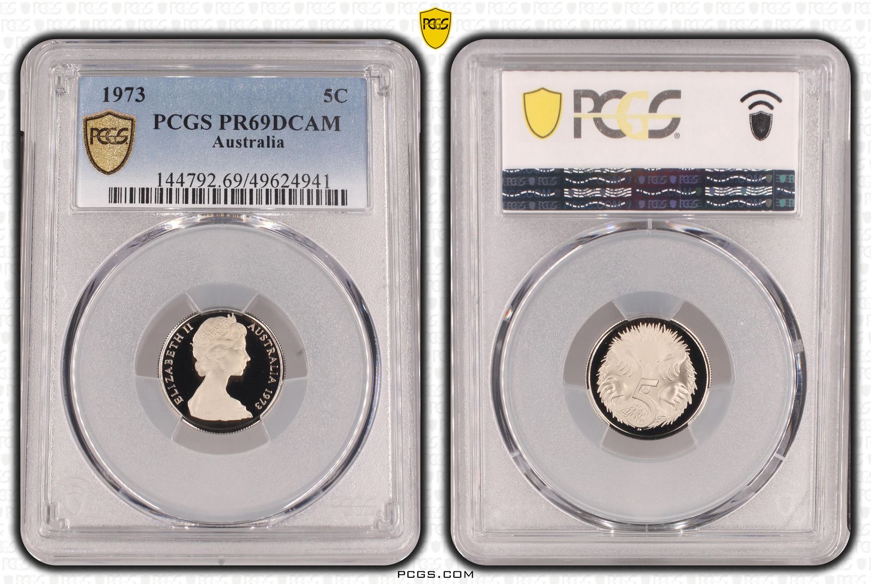 Five Cent, 1973, PCGS PR69DCAM
