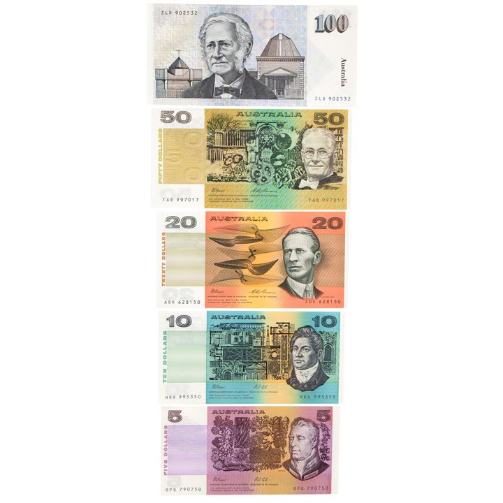 One Dollar - One Hundred Dollars UNC