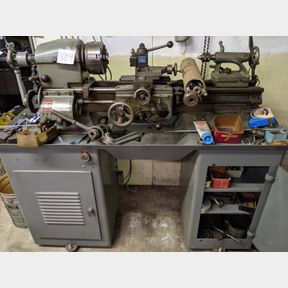 Logan variable speed Screw cutting and turret lathe Model #1875