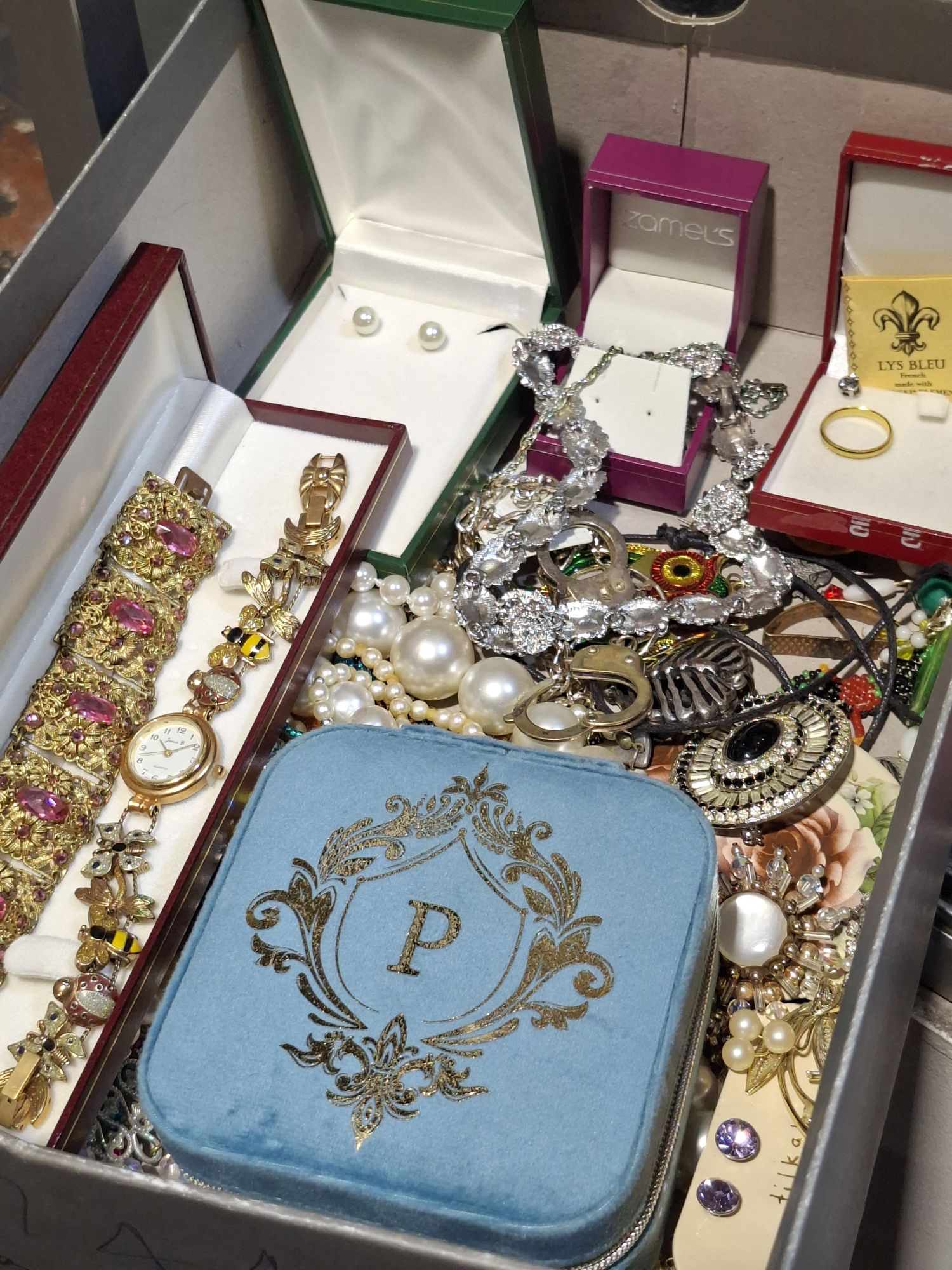 Costume Jewellery And Floral Ceramics