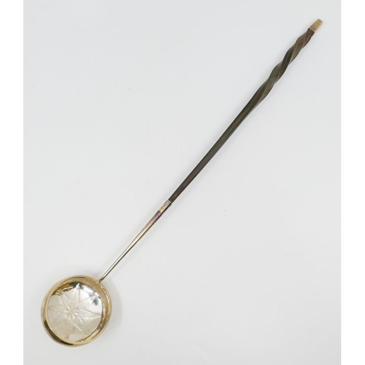 Antique Georgian Silver Toddy Ladle 14'' - 51 Grams TW