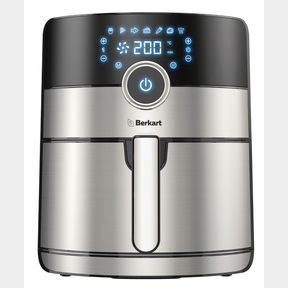 Berkart 4L Digital Touch Display Air Fryer Stainless Steel|