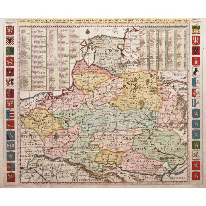 Henri Abraham Châtelain
Châtelain | Carte de Pologne…