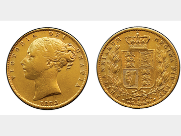 1873 SYDNEY MINT SHIELD SOVEREIGN
