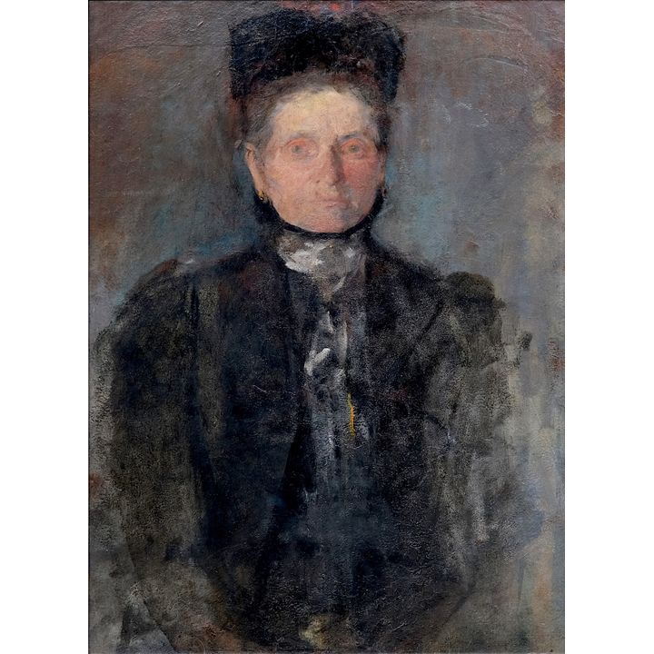 Olga Boznańska | Portret księżnej Jadwigi z Sanguszków Sapieżyny