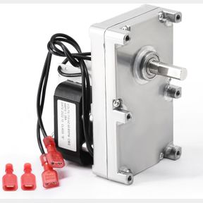 ADVIACE MF3573 AUGER MOTOR FOR MAGNUM PELLET STOVE 3500P 3500L COUNTRYSIDE & MAGNUM FURNACE 6500, 4 RPM CLOCKWISE AUGER FEED MOTOR