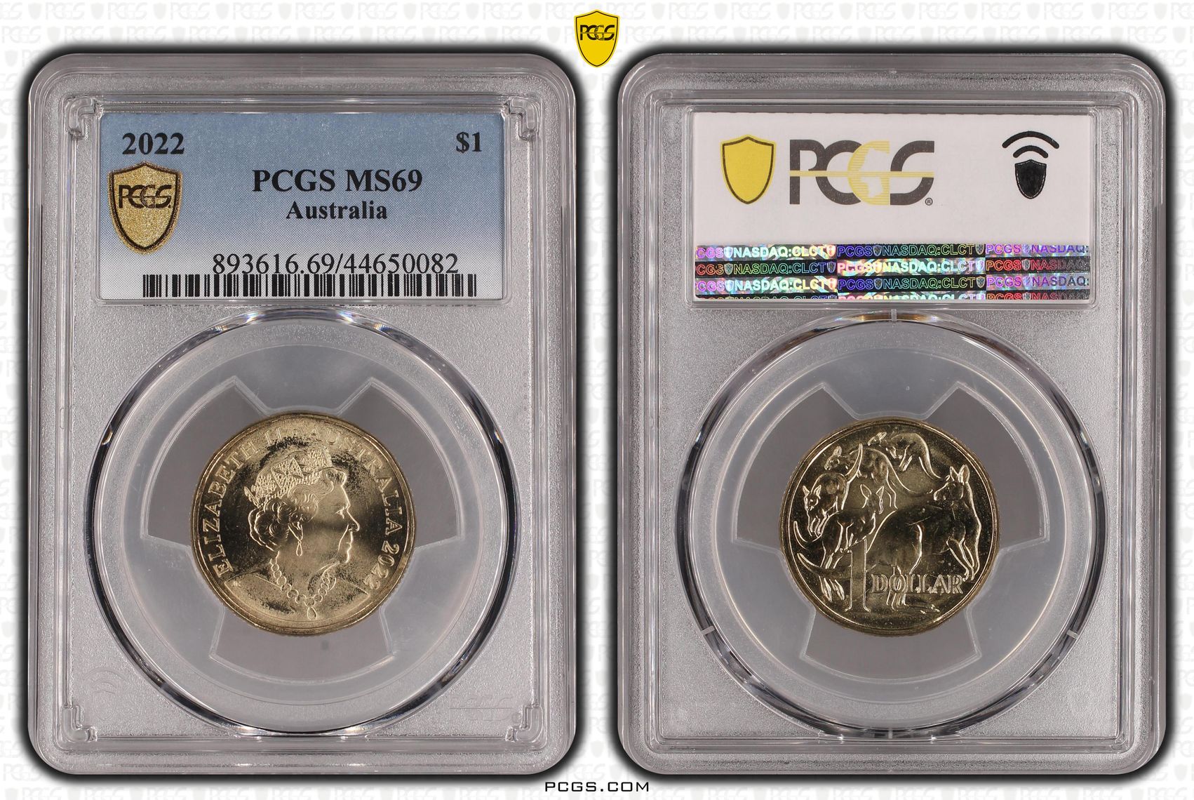 246 · 2022 Australia One Dollar, $1 PCGS - MS69 POP 5/0 -082