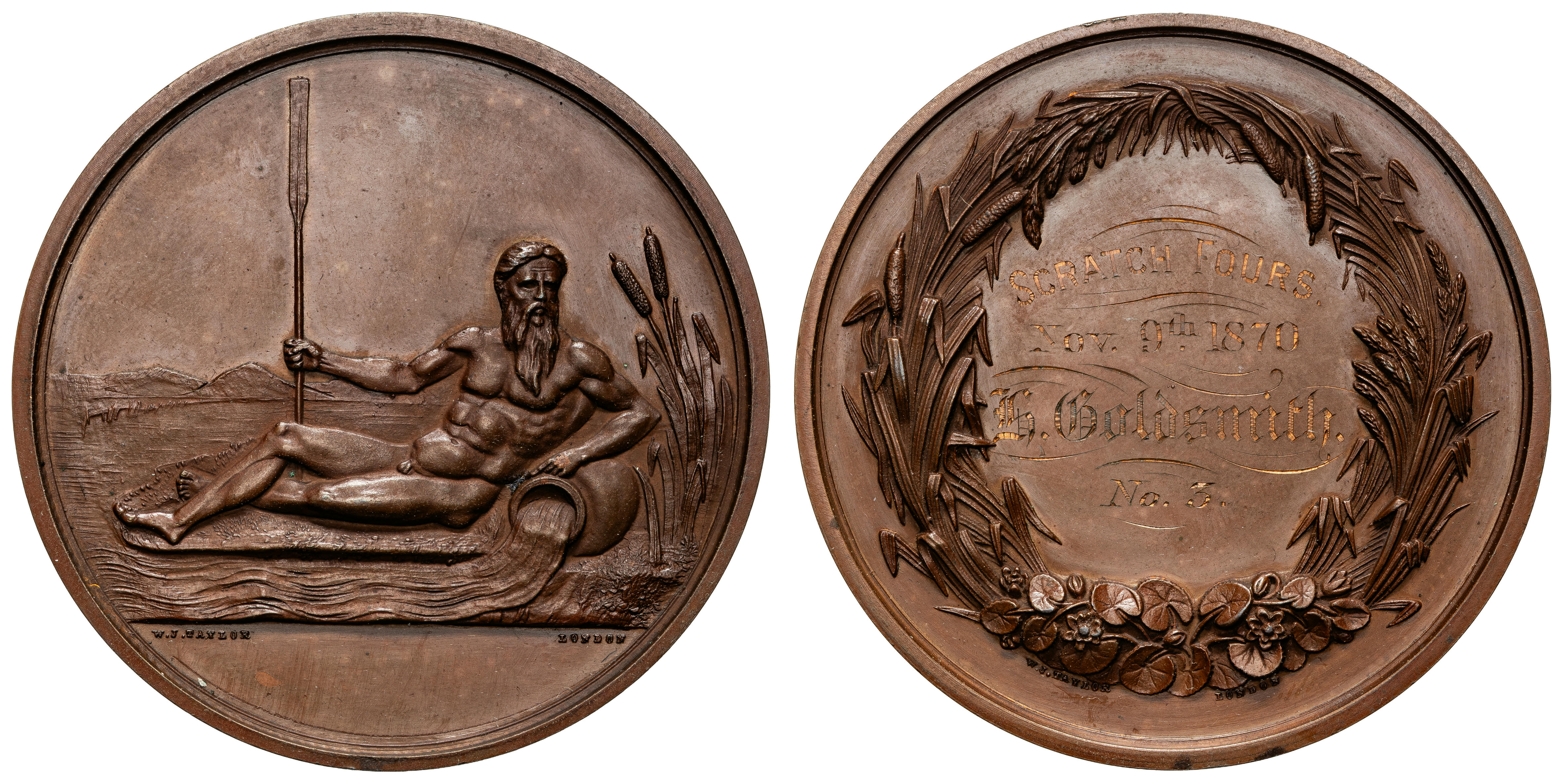 Melbourne University Rowing Club - Scratch Fours, 1870, gEF - aUNC