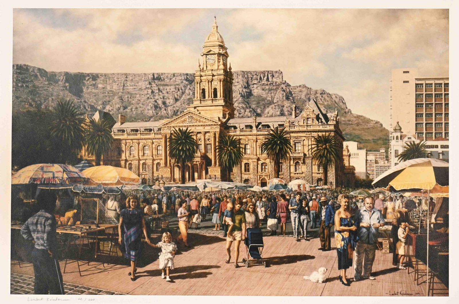Lambert Kriedemann (South Africa, 1951 ), City Hall and Table