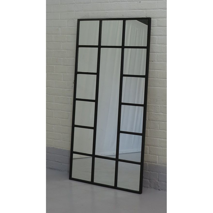 WOOD FRAMED MULTI PANEL MIRROR