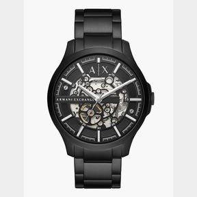 Armani Exchange Black Hampton Automatic Watch - 50640/3520