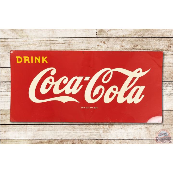 1948 5' Drink Coca Cola Tin Sign