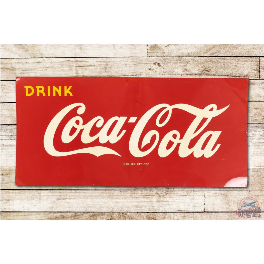 1948 5' Drink Coca Cola Tin Sign