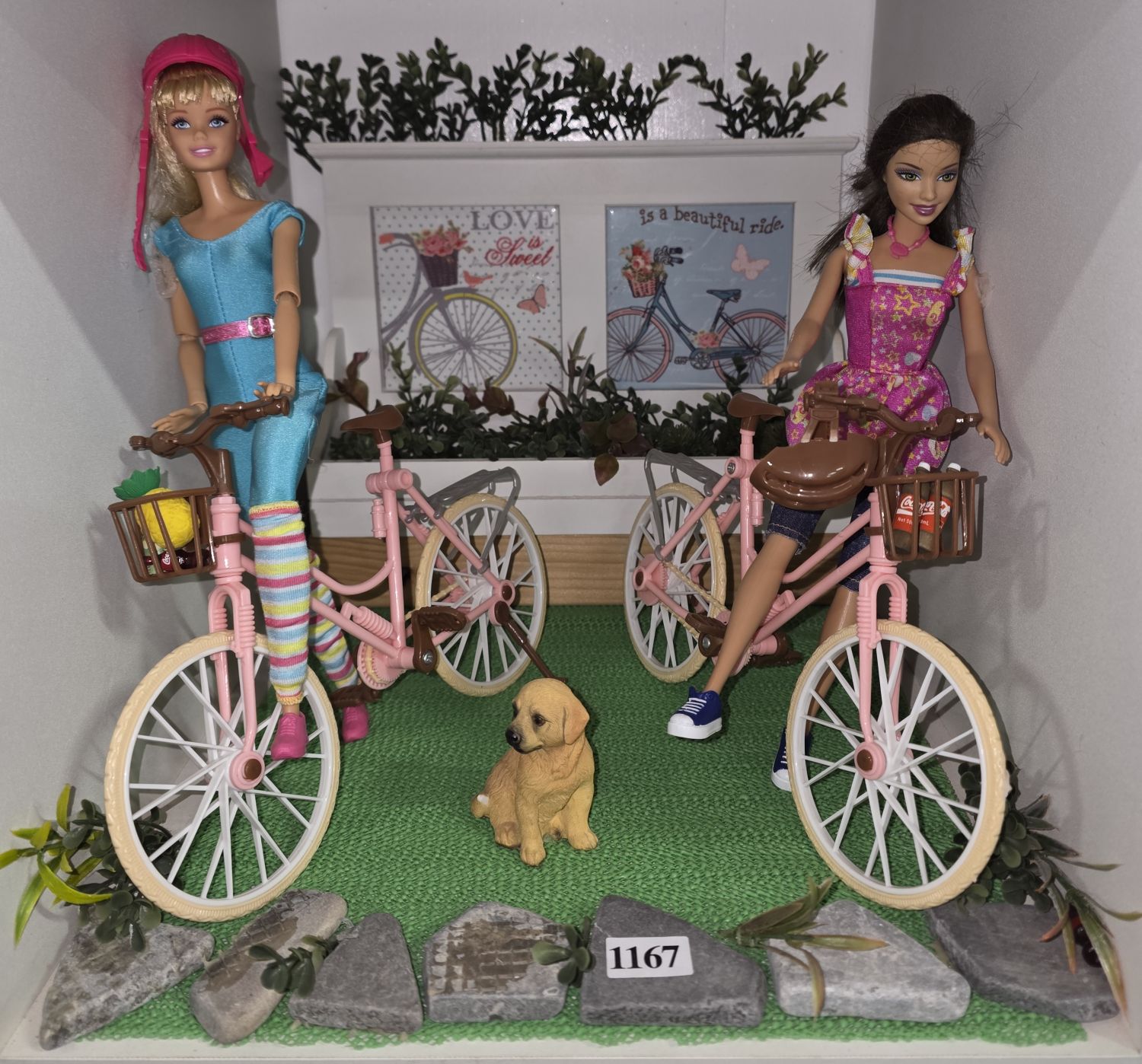 Barbie Dolls And Scenery