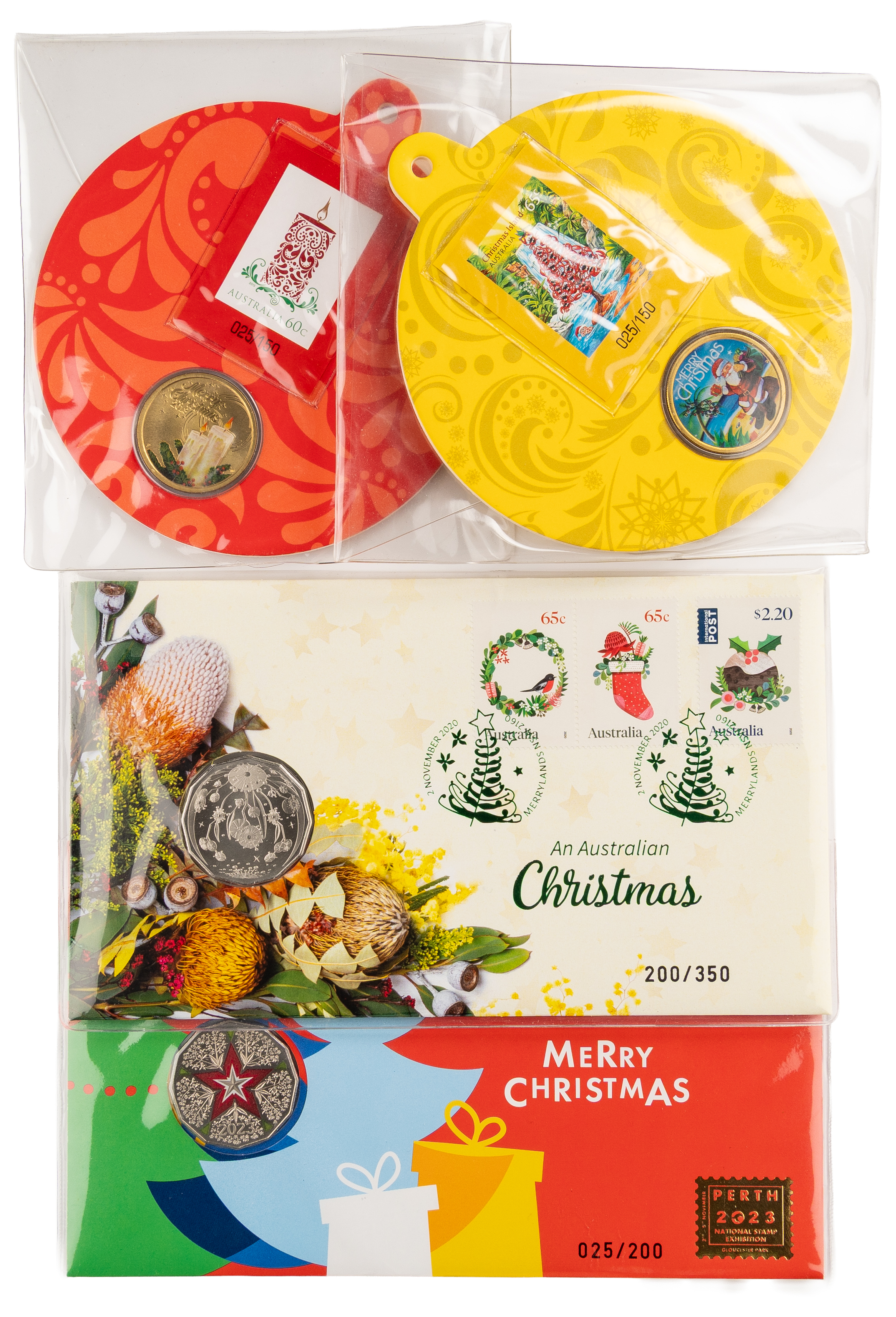 202 · Merry Christmas, Fifty Cents - One Dollar, 2013 - 2023,  UNC