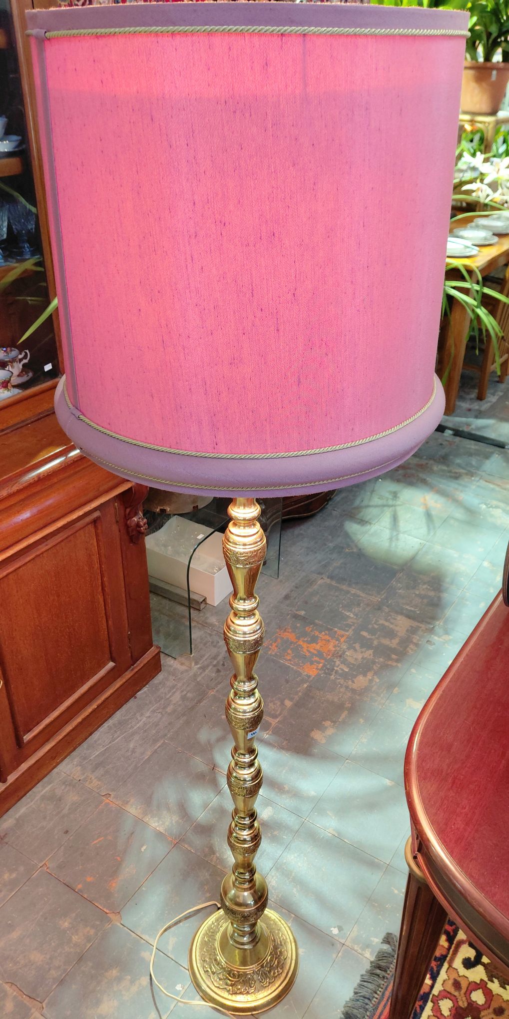 96 · BRASS STANDARD LAMP