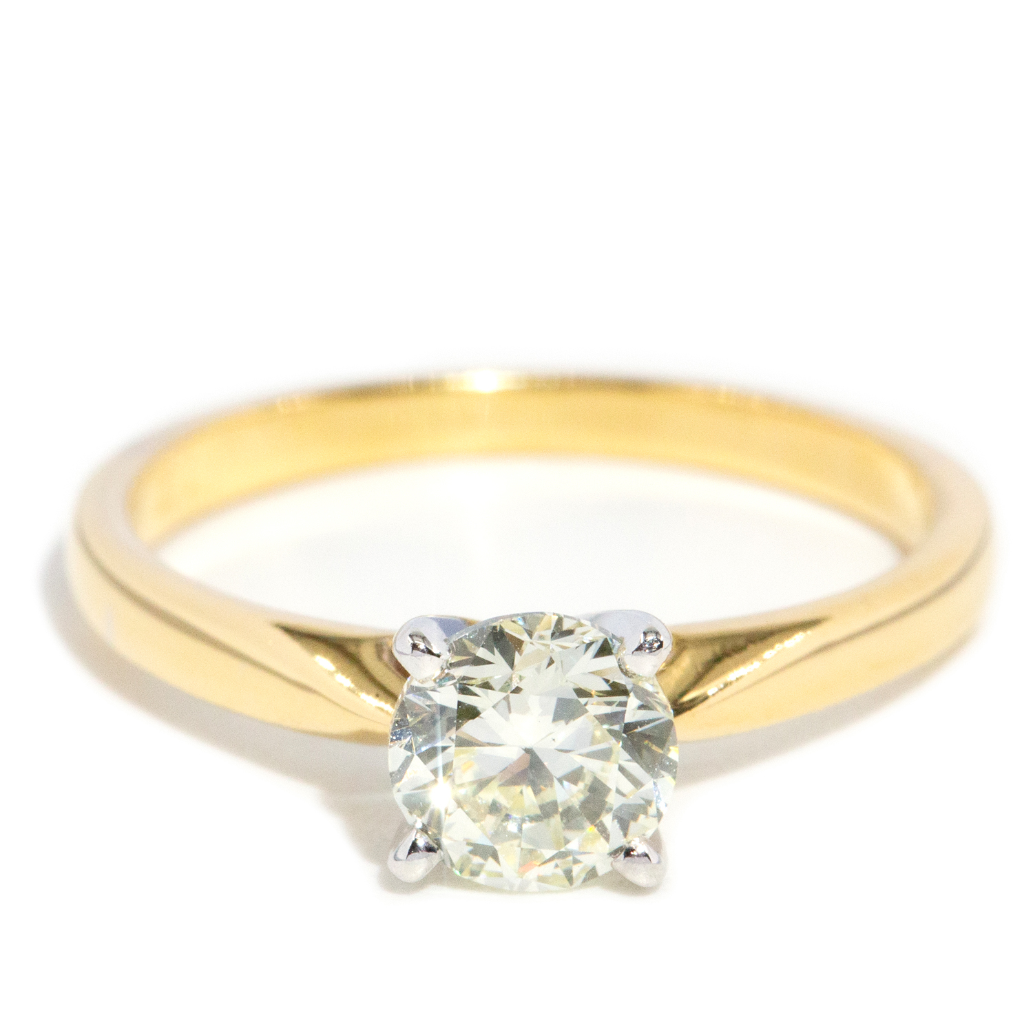 1.00ct Round Brilliant Diamond Solitaire Ring in 18ct Gold