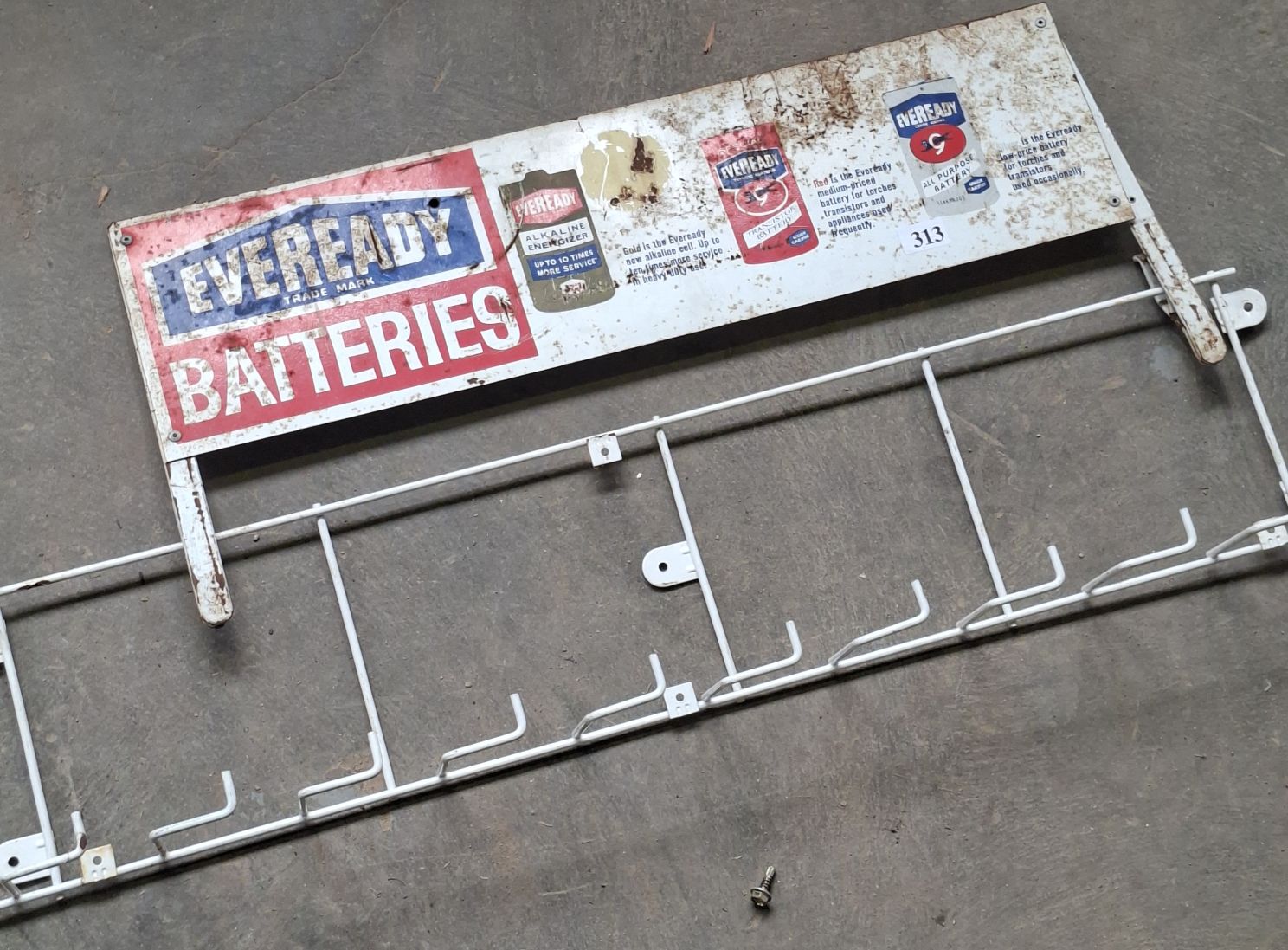 Eveready Battery Shop Rack