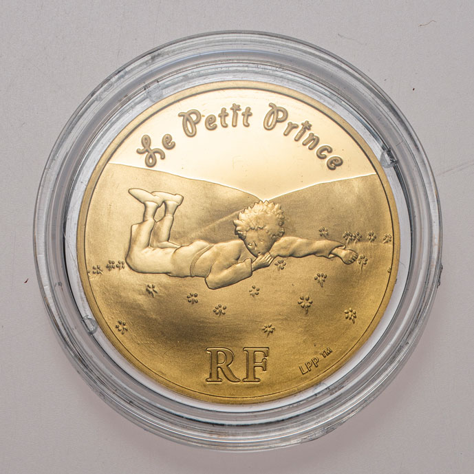 フランス-France. プルーフ. Proof. 星の王子さま 金貨3種揃プルーフ
