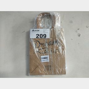 BULK PACK X 8 GIFT-BAG PAPER ENGLISH WORDS MEDIUM 18X23CM -