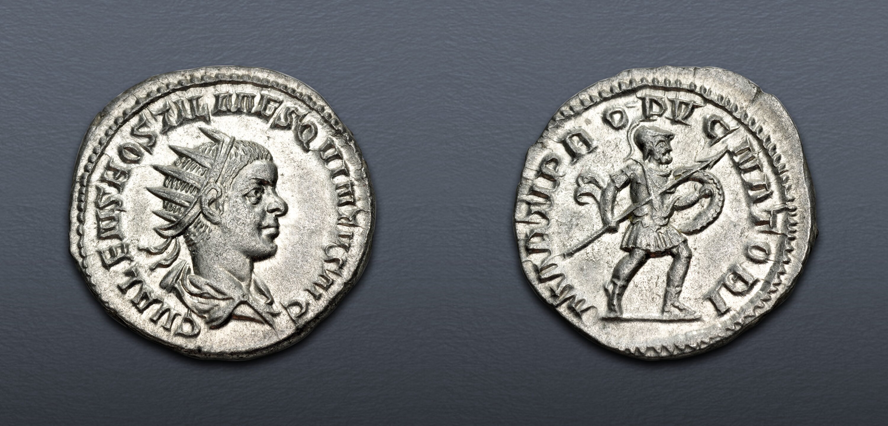 Hostilian. As Caesar, AD 250-251. AR Antoninianus (21.5mm, 4.62 g, 12h ...
