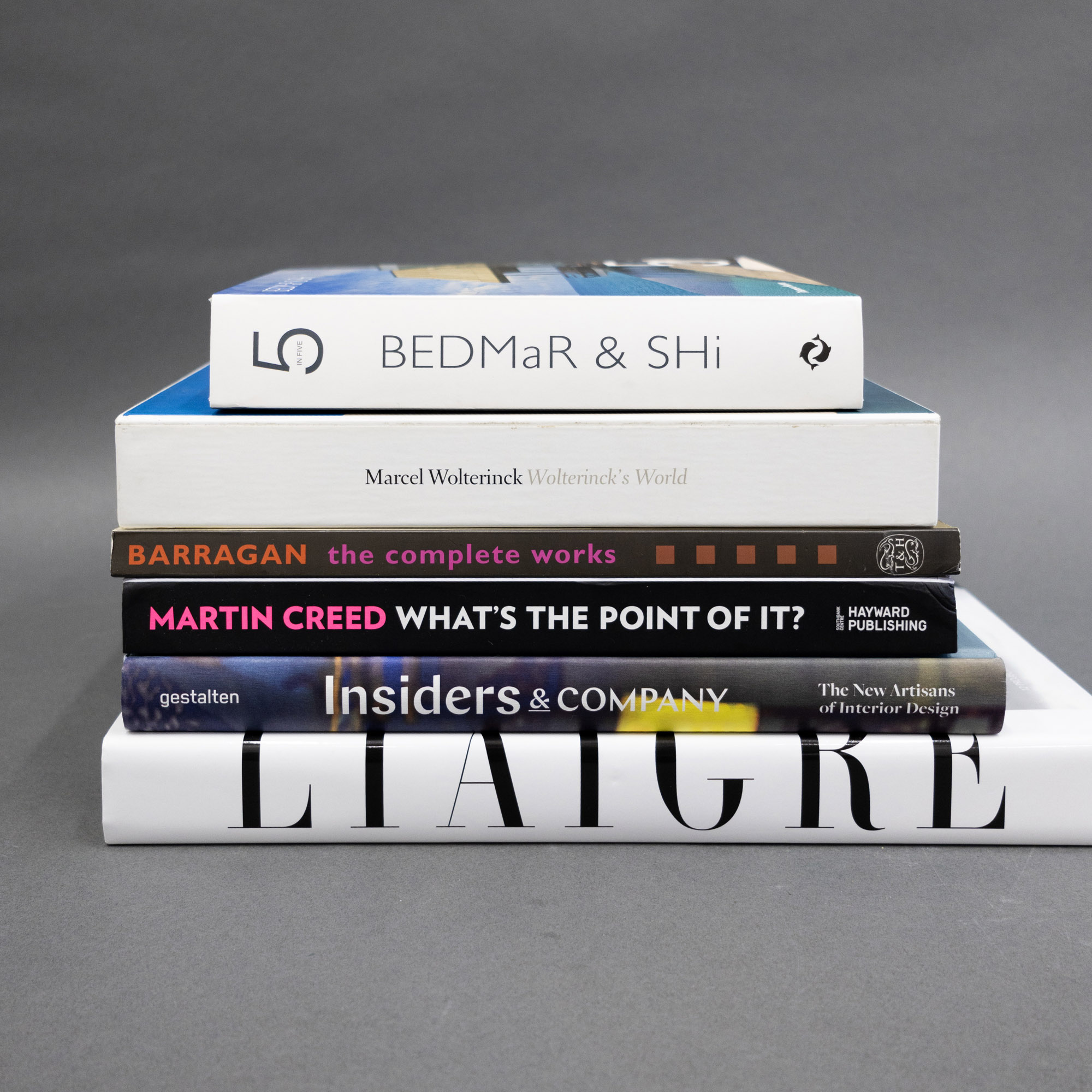 Six books on art and architecture — sold at auction in New Zealand for $40