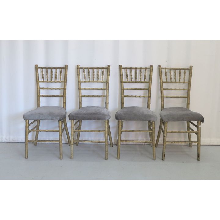 SET OF 4 TIFFANY DINING CHAIRS