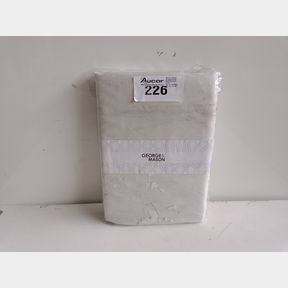 GEORGE AND MASON - MODERNA EYELET SELFLINED CURTAIN - IVORY
