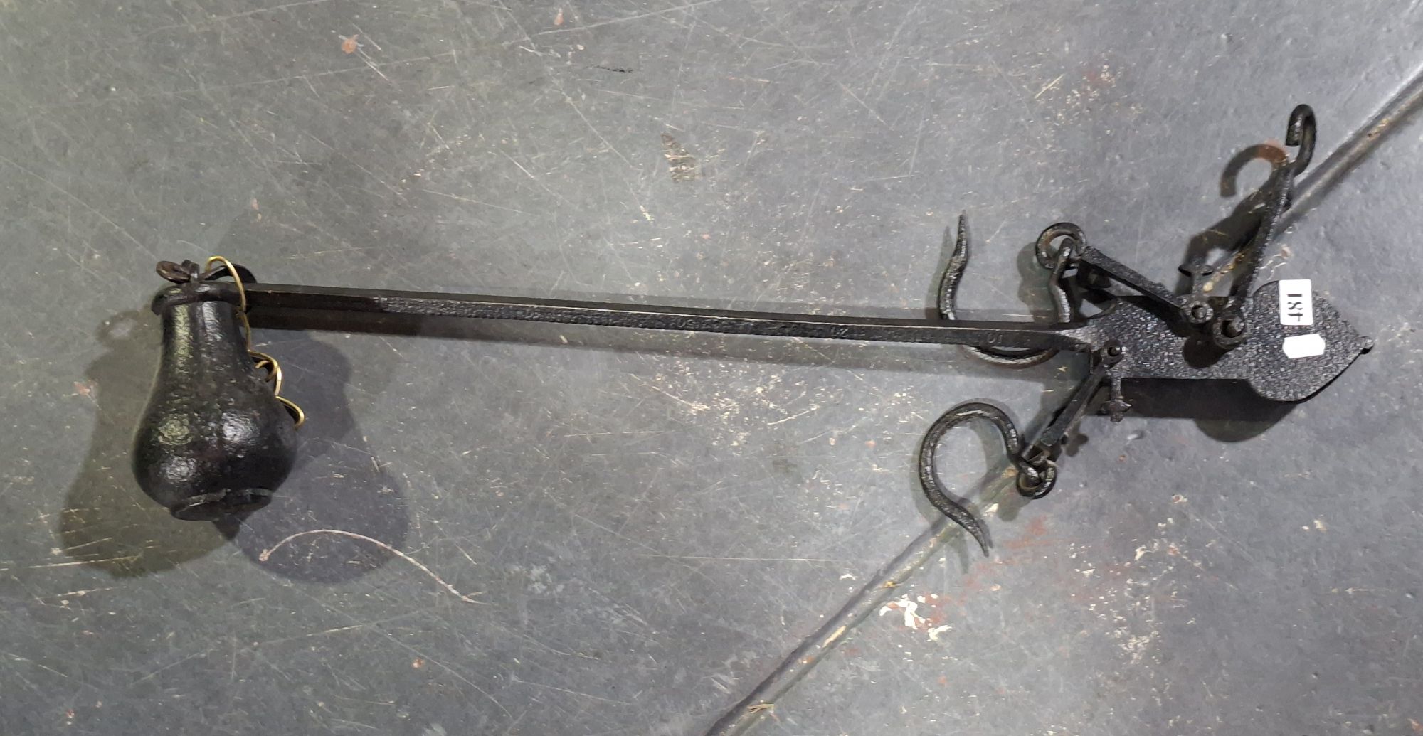 Antique Cast Iron Hanging Scale