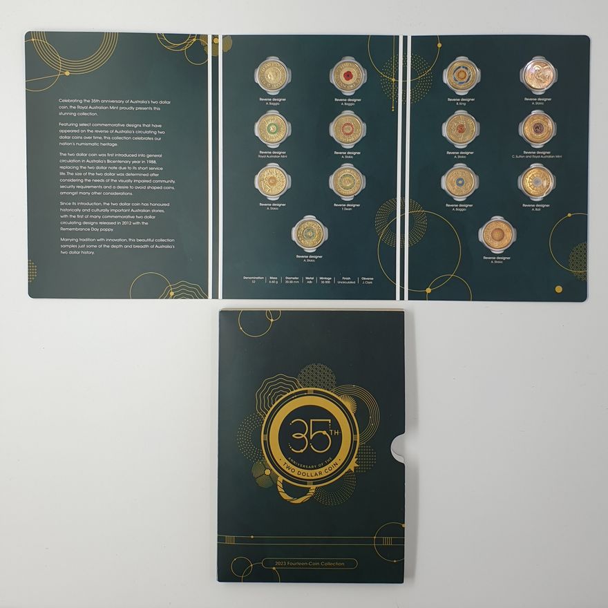 Ann. of the $2 Coin Folder - 35th Ann.