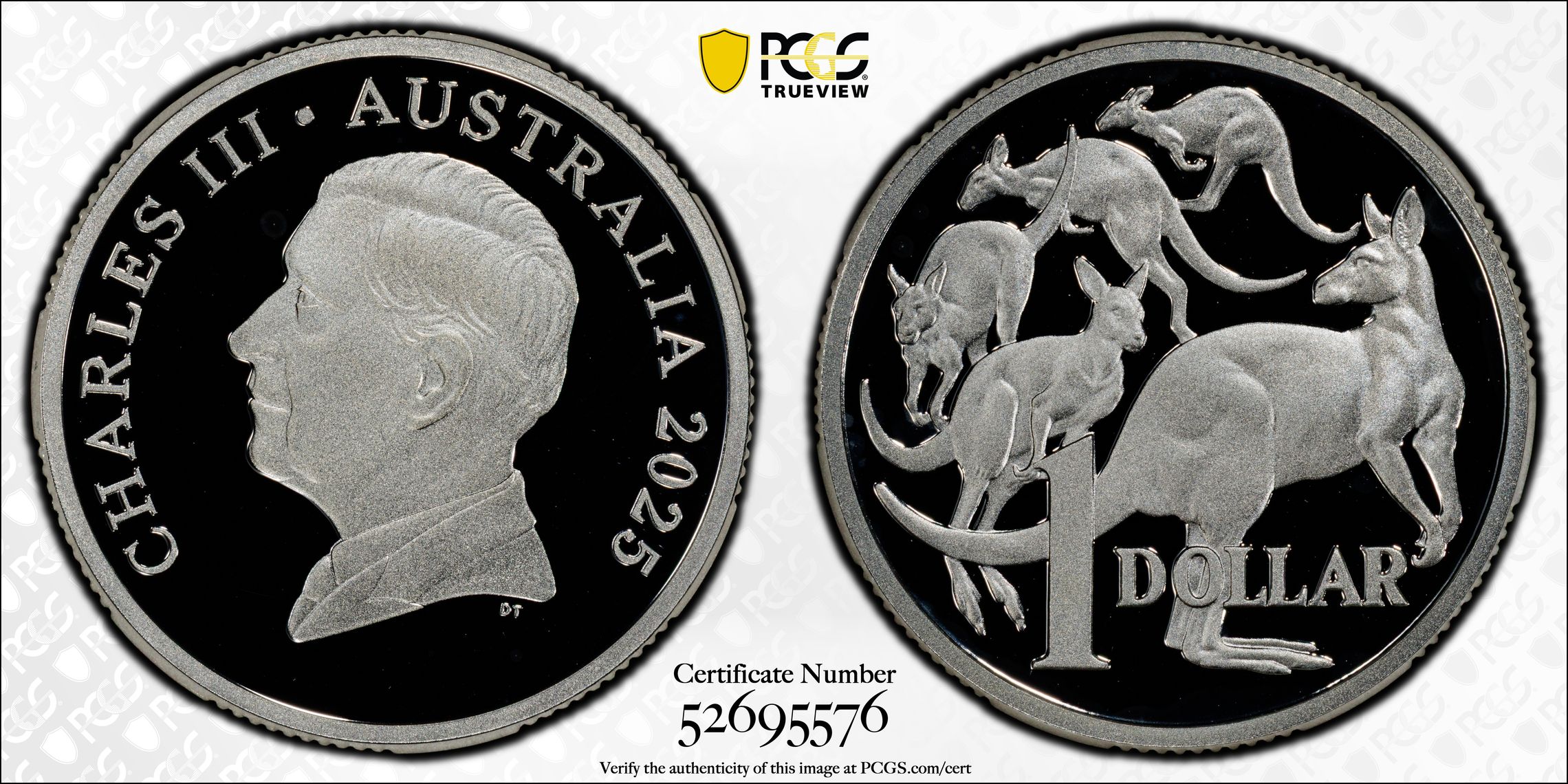 Silver, One Dollar, 2025, PCGS PR69DCAM