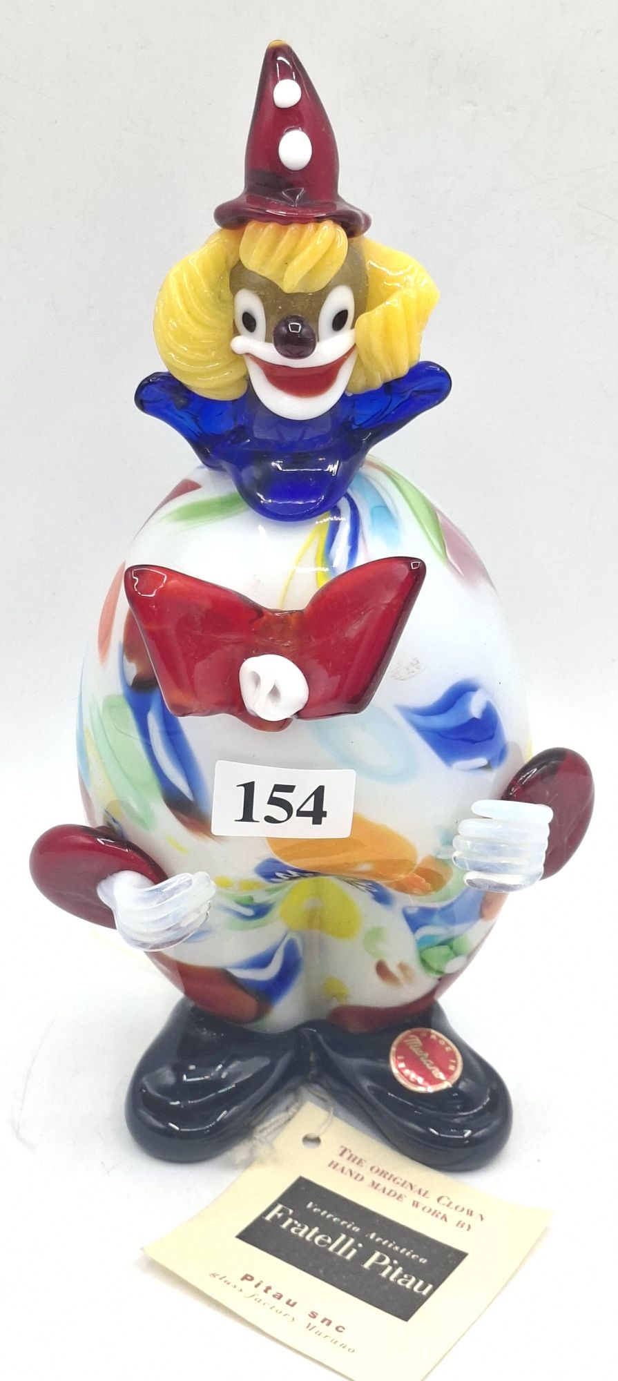 154 · MURANO ART GLASS CLOWN