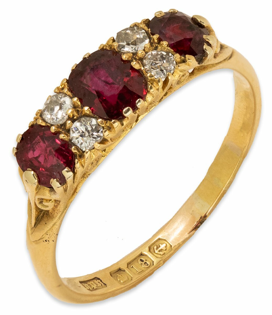 AN EARLY 20TH CENTURY RUBY AND DIAMOND RING | Spink