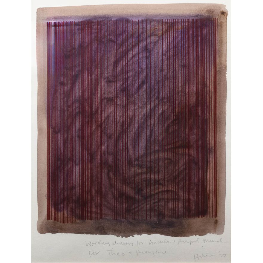 Ralph Hotere 'Working drawing for Auckland Airport Mural'